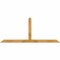 Ekena Millwork Portland Rough Sawn Timber Gable Bracket, Western Red Cedar, 84"W x 35"H x 4"D x 4"F, 10/12 Pitch GBW084X35X0404POR00RWR - alternate 1
